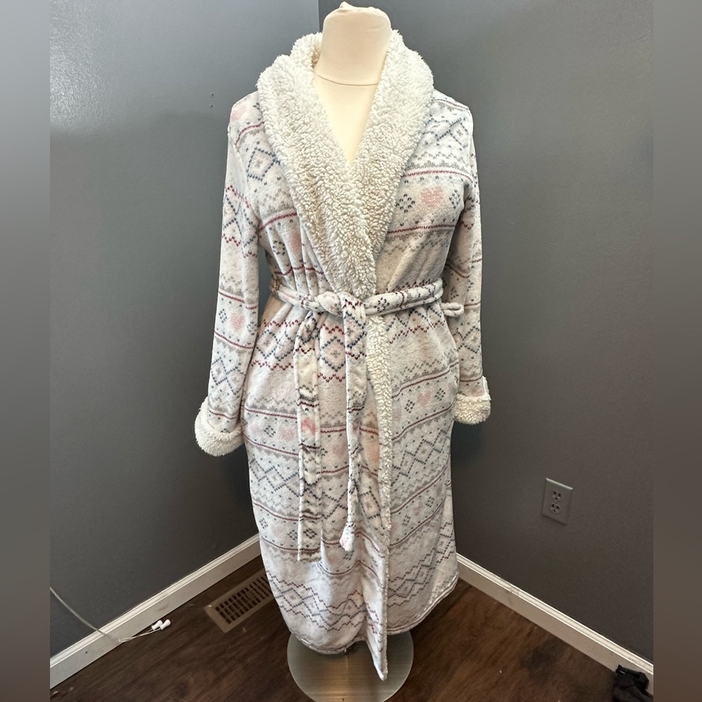 Stay cozy warm in the soft robe